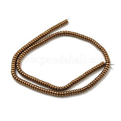 Electroplated Synthetic Non-magnetic Hematite Beads Strands&nbsp;G-K361-A05-02