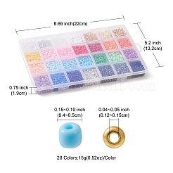 420G 28 Style 6/0 Glass Seed Round Beads&nbsp;SEED-FS0001-06