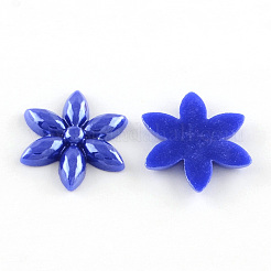 Pearlized Plated Opaque Glass Cabochons&nbsp;PORC-R037-10x10-M