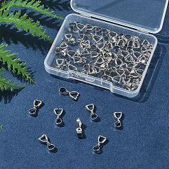50Pcs Brass Ice Pick Pinch Bails&nbsp;IFIN-FS0001-47B