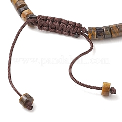 Natural Tiger Eye Braided Bead Bracelets&nbsp;BJEW-JB11114-03
