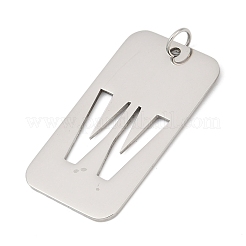 304 Stainless Steel Pendants&nbsp;LS-STAS-M115-01P-W