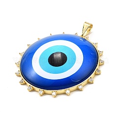 Rack Plating Brass Micro Pave Cubic Zirconia Glue Photographic Paper Pendants&nbsp;KK-D343-02G
