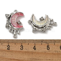 Rack Plating Alloy Rhinestone Pendants&nbsp;PALLOY-F312-06P