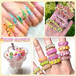 100G Handmade Polymer Clay Nail Art Decoration&nbsp;CLAY-YW0002-57