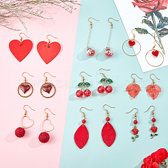 DIY Dangle Earring Making Kits&nbsp;DIY-SC0012-33