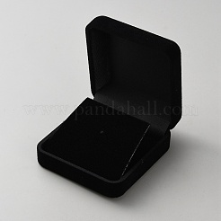 Flocking ABS Plastic Badge and Medal Keepsake Boxes&nbsp;CON-WH0200-02B