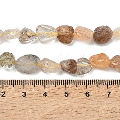 Natural Rutilated Quartz Beads Strands&nbsp;G-Z126-A02