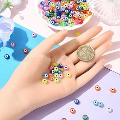 200Pcs Transparent Acrylic Beads&nbsp;TACR-YW0002-08M