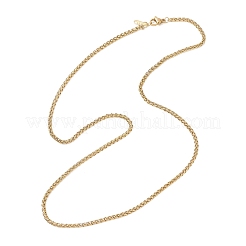 2.5MM 304 Stainless Steel Wheat Chain Necklaces&nbsp;NJEW-JN05719