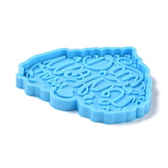 Mother's Day Theme DIY Pendant Silicone Molds&nbsp;DIY-P053-07