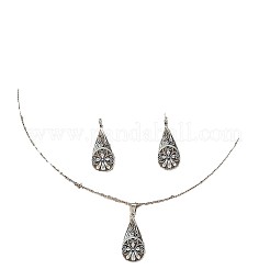 Alloy Pendant Necklaces & Dangle Earrings Sets&nbsp;FS-WGB4D45-01