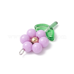 Flower Transparent Acrylic Pendants&nbsp;PALLOY-JF03719-01