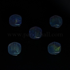 UV Plating Luminous Transparent Acrylic Beads&nbsp;OACR-P010-01E
