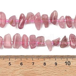 Natural Madagascar Rose Quartz Beads Strands&nbsp;G-F821-A02-01
