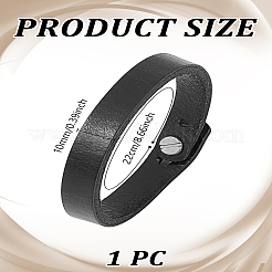 1Pc Punk Retro Ethnic Style Handmade Leather Wrap Bracelets for Men&nbsp;BJEW-LP0001-07
