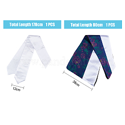 1Pc Polyester Graduation Gown Hood&nbsp;AJEW-FH0003-25A