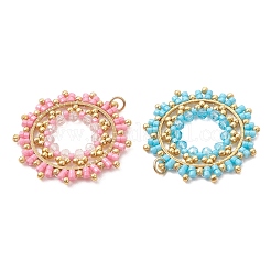 Seed Beads & Glass Beaded Pendants&nbsp;PALLOY-MZ01295