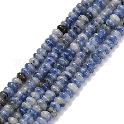 Natural Blue Spot Jasper Beads Strands&nbsp;G-L635-A12-4x2mm