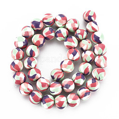 Handmade Polymer Clay Beads Strands&nbsp;CLAY-N008-054-03