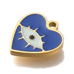 Ion Plating(IP) 304 Stainless Steel Enamel Charms&nbsp;STAS-P371-070G