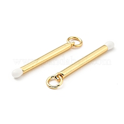 Brass Enamel Pendants&nbsp;KK-G416-36G-01
