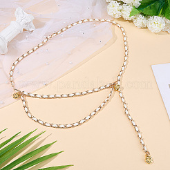 1Pc PU Leather Chain Belts for Women&nbsp;AJEW-CL0005-50B