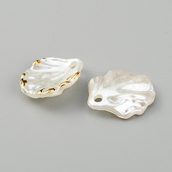 Opaque Gold Stamping Resin Pendants&nbsp;RESI-TAC0018-11D