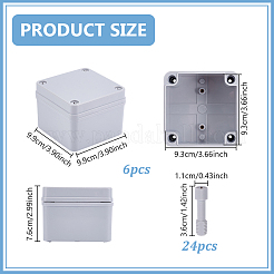 Outdoor Waterproof ABS Plastic Junction Box&nbsp;AJEW-WH0485-27B