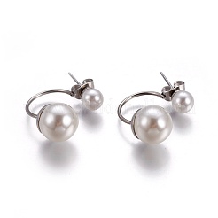 304 Stainless Steel Stud Earrings&nbsp;EJEW-P184-01