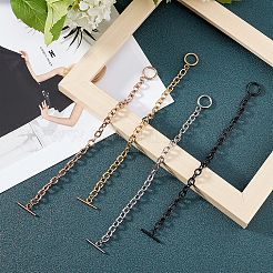 Unisex 304 Stainless Steel Cable Chain Bracelets&nbsp;BJEW-UN0001-09