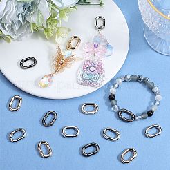 30Pcs 3 Colors Zinc Alloy Spring Gate Rings&nbsp;FIND-SC0010-84