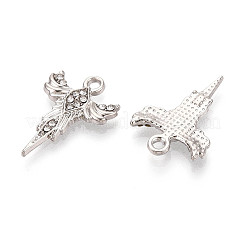 Alloy Rhinestone Pendants&nbsp;FIND-N008-18P