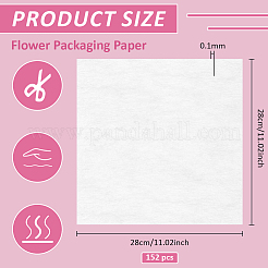 144 Sheets Flower Packaging Paper&nbsp;DIY-BC0016-57A