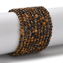 Natural Tiger Eye Beads Strands&nbsp;G-L651-C14-3mm