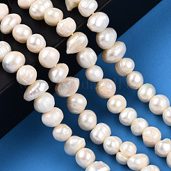 Natural Cultured Freshwater Pearl Beads Strands&nbsp;PEAR-N013-06H