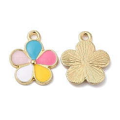 Eco-friendly Alloy Enamel Pendants&nbsp;PALLOY-M212-12G