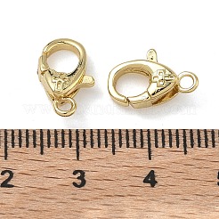 Cross Brass Lobster Claw Clasps&nbsp;KK-H256-03G-02