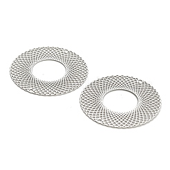 201 Stainless Steel Laser Cut Connector Charms&nbsp;STAS-Z116-08P