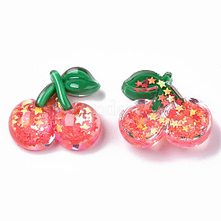 Autumn Theme Transparent Epoxy Resin Decoden Cabochons&nbsp;X-CRES-N034-03