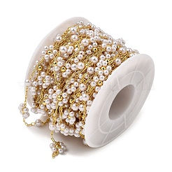 Brass Flower Link Chains&nbsp;CHC-H114-10G