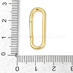 Brass Spring Gate Rings&nbsp;KK-S527-01G-A