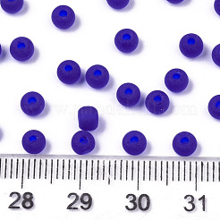 Frosted Colours Glass Beads&nbsp;SEED-S040-04A-04