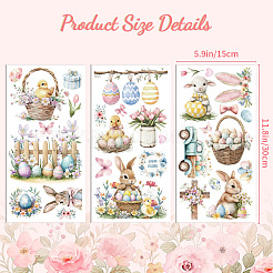 3 Sheets 3 Styles PVC Waterproof Decorative Stickers&nbsp;DIY-WH0404-568