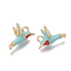 Brass Enamel Charms&nbsp;KK-T038-439G