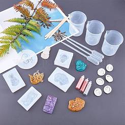 Buddhaist DIY Pendant Silicone Molds Kits&nbsp;DIY-OC0002-86