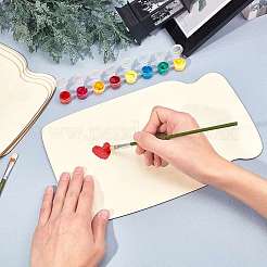Bottle Shape Unfinished Wood Slices&nbsp;DIY-GA0001-12