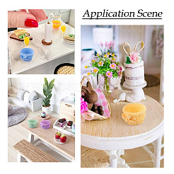 12Pcs 6 Colors Resin Basket Mini Model&nbsp;AJEW-TA0005-85
