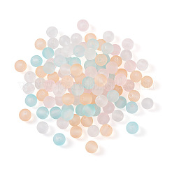 800Pcs 4 Colors Transparent Acrylic Beads&nbsp;FACR-TA0001-03