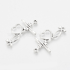 Tibetan Style Alloy Links connectors&nbsp;TIBE-N003-11AS-LF